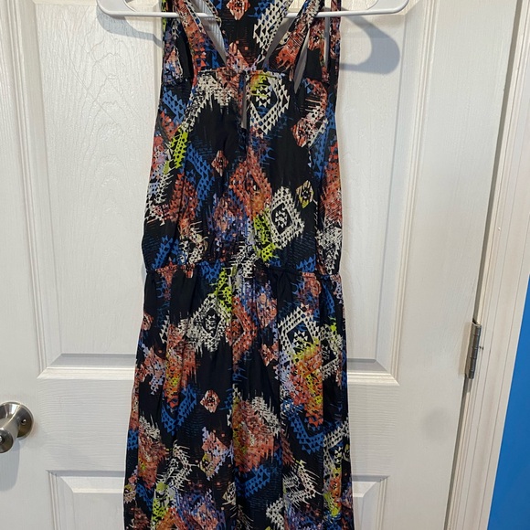 Love on a Hanger Multicolor Patterned Mini Dress - Picture 3 of 4